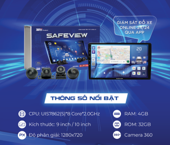 MÀN HÌNH LIỀN CAMERA 360 SAFEVIEW ELEGANT 360